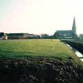 OB-00722 Zicht op de Buorren in Oosterbierum. 